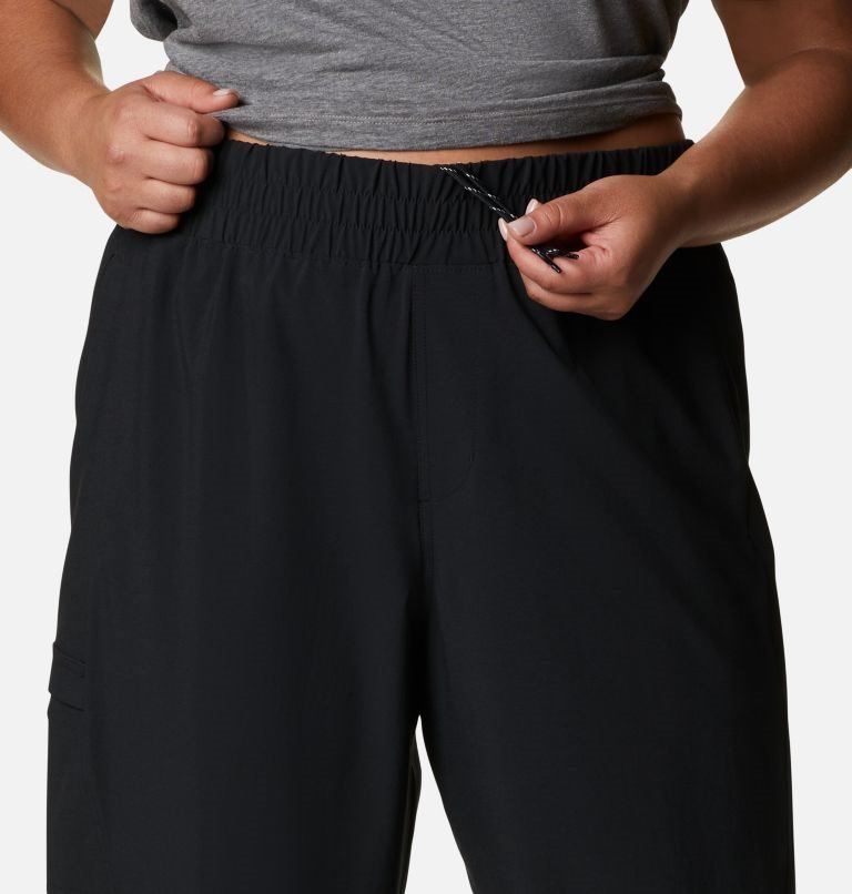 Women's Columbia Pleasant Creek Jogger Black | Plus Size CA-K1C45